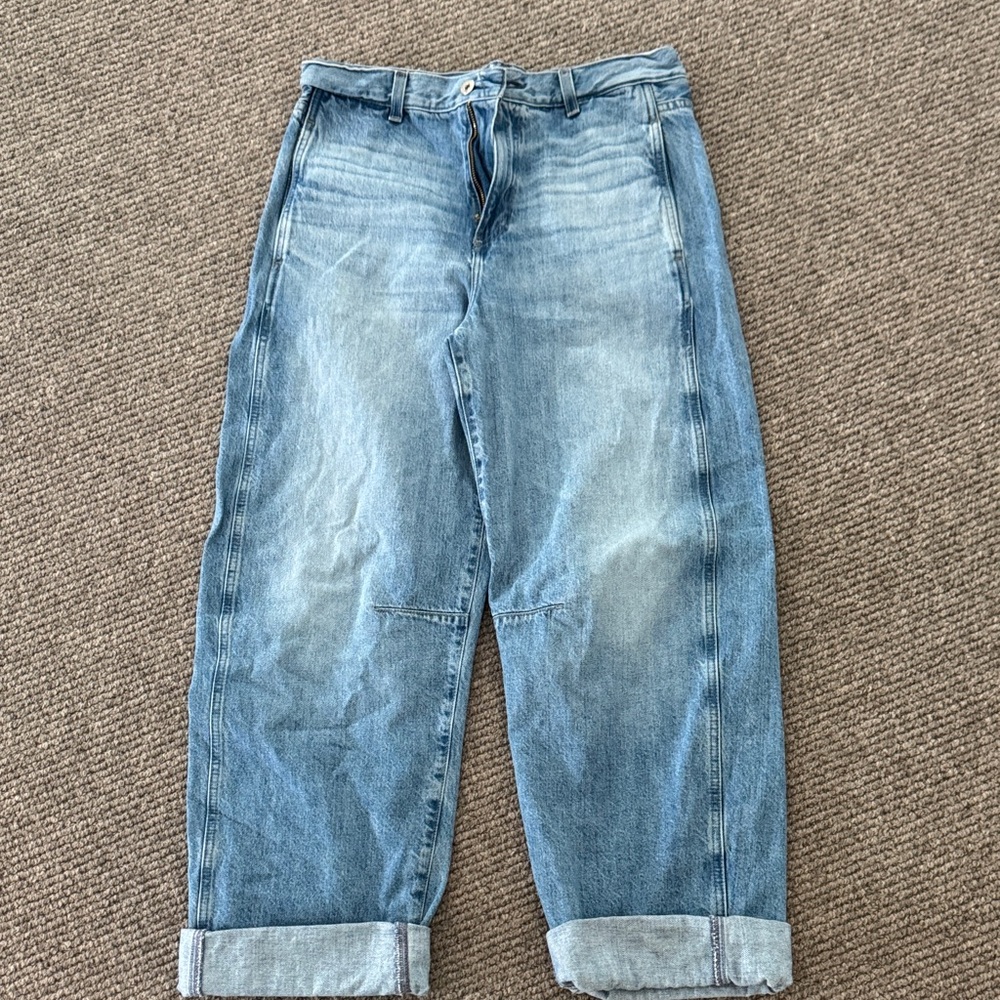 Ag Adriano Goldschmied Women's Blue Flare Jeans